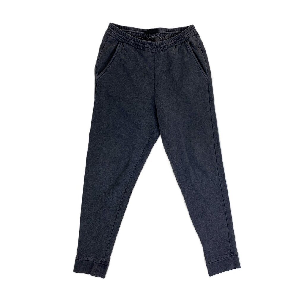 Prada Cotton Jogger Sweatpants Athleisure Lounge Charcoal Grey